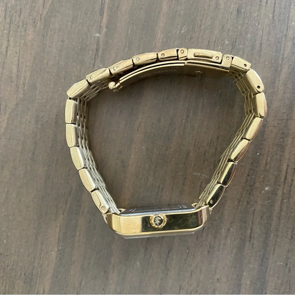 Michael Kors Gold Square Face Bracelet Watch - Picture 11 of 11